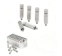 50 ugelli Mister in ottone per sistema di nebulizzazione a bassa pressione Raffreddamento esterno Giardinaggio Atomizzazione ad alta pressione Spruzzo d'acqua Ugello fil 5 sections Orifice Dia 0.2mm