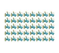 50 ugelli per annaffiatoio a forma di girasole per la cura delle piante, per creare il proprio sistema di irrigazione (blu)