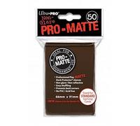 50 Ultra Pro Pro-Matte Brown Deck Protector Sleeves - Non-Glare - Magic