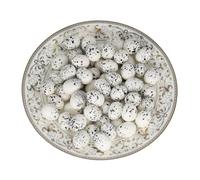 50 uova di uccelli artificiali, uova di Pasqua come decorazione di Pasqua, uova di quaglia, festival, decorazioni pasquali, uova di Pasqua con motivo naturale, uova di quaglia, decorazioni pasquali