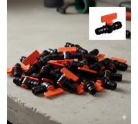 50 Valvolina Filetto Maschio 3/4" Portagomma Ø 16 VALMP Rubinetto Irrigazione