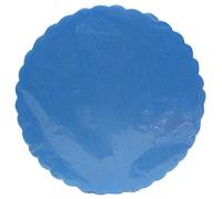 SET 50 PZ TULLE VELI FIORE TONDI D 24 BOMBONIERA BOMBONIERE COLORE AZZURRO CIELO