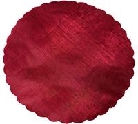 50 veli di tulle per bomboniera di matrimonio, diametro 24 cm, colore: bordeaux