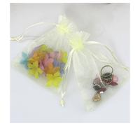 50 VELI SACCHETTI ORGANZA TULLE PER CONFETTI REGALO BOMBONIERA