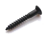 50 viti di fissaggio a ponte per chitarra o tremolo, testa svasata in nero, 3,5 mm x 25 mm (acquisto all'ingrosso)