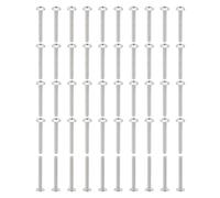 50 Viti Phillips a Testa Trapezoidale 10#-241-3/4\" per Ventilatore a Soffitto