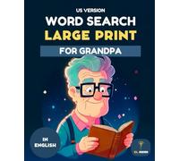 50 WORD SEARCH PUZZLES FOR GRANDPA - EXTRA LARGE PRINT | EASY PUZZLES FOR SENIORS | BRAIN TRAINING & COGNITIVE ACTIVITY BOOK | US: Large Print Word ... - Fun Puzzle Book for Grandpa - Seniors - US