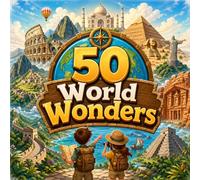 50 World Wonders: Famous Landmarks and Natural Wonders for Kids