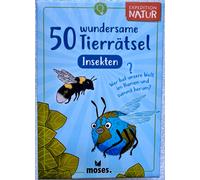 50 Wundersame Tierrätsel Insetti Expedition Moses Apprendimento Carte 9823