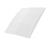 50 x 50 CM Gommapiuma Cuscino per Divano, Supporto per cuscino per divano, Lastra Gommapiuma Comfort Elevato, Schiuma di Riparazione Divano, Ricambio per Divano e Poltrona (Forma trapezoidale bianca)