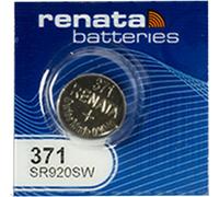 50 x batteria orologio Renata 371 / 1er 1.55V