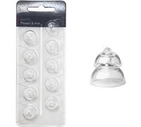 50 x EWANTO miniFit / 10 blister potenza 8 mm come cupole Oticon Domes ex-har...