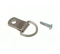 50 X Ganci A D Anello Singolo NP In Acciaio Nichelato | Onestopdiy Nuovo