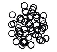 50 x Guarnizione Torica in Gomma Nitrile Nero 11 mm x 15 mm x 2 mm Rondella di Tenuta Tamponi in Gomma