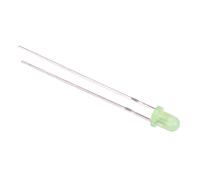 50 x LED Diffuso Giallo Verde 3mm 120mcd Angolo 60°