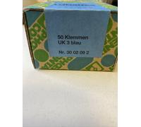 50 x Phoenix Contact UK 3 BU 3002092 morsetto passante