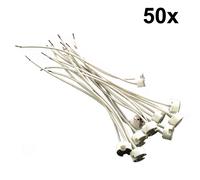 50 x portalampada LED G4 attacco base attacco alogeno ceramica Offgridtec