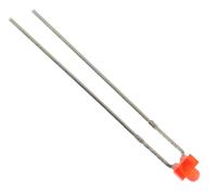 50 X Rosso 1.8mm LED Diffusa 100mcd 50 °