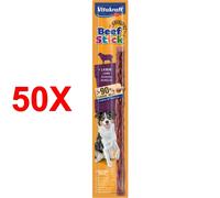 50 X Vitakraft Beef Stick Carne Di Agnello 12 Grammi Per Cane Snack Premio
