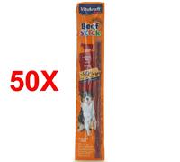 50 X Vitakraft Beef Stick Carne Di Manzo 12 Grammi Per Cane Snack Premio