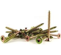 50 x Vite per Legno a Testa Svasata e Impronta Torx 5x30