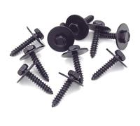 50 X YOU.S Original Vite Con Rondella Esagonale 4 X 20 Mm Universale Nera
