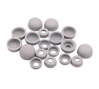 50 X YOU.S Originale Universale Copertura Viti Tappi In Grigio Chiaro