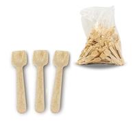 [500, 1000] PALETTE BIO IN LIGNINA 9,5 Cm COMPOSTABILE PALETTE GELATO DOLCI