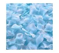 500/1000 pezzi di petali rosa artificiali, decorazioni for matrimoni, fiori colorati for San Valentino, feste matrimonio, fai da te Per Compleanno(Light blue,1000pcs)