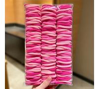 500/400/300/200/100 pezzi Assortimento di elastici per capelli semplici e colorati, fasce per capelli ad alta elasticità, stile casual versatile, accessori per capelli da donna, adatti per code di cav