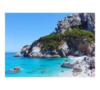 500(52x38cm) pezzi di puzzle, puzzle per bambini per adulti e bambini sulla spiaggia di Carago Loritz, Sardegna, Italia Numero