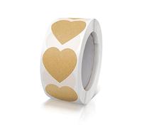 500 adesivi a forma di cuore, 25 mm, per matrimoni, scrapbooking, regali