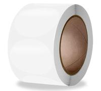 500 adesivi rotondi trasparenti, 50 mm, autoadesivi, trasparenti, con chiusura a cerchio, diametro 5 cm, adesivi lucidi per buste, scatole, sacchetti regalo, spedizioni, confezioni al dettaglio