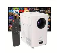 500 ANSI VenirCool Nativo 720P, supporta proiettore di decodifica 4K con WiFi 6 e wireless, altoparlanti da 30 W, Proyector audio HIFI per esterni, proiettore intelligente con messa a fuoco elettrica
