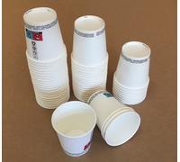 500 bicchieri di carta bianchi per caffé espresso 100 ml 4oz full pack (10x50pz)