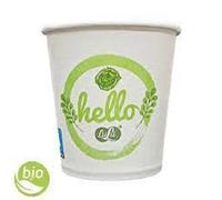 500 BICCHIERI DI CARTA CARTONCINO ASPORTO ACQUA ML 200 BIODEGRADABILE ECO GREEN