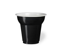 500 Bicchieri plastica CAFFE' da 70 cc | VARI COLORI | bicchierini da caffè 70ML bicchieri caffè colorati MADE IN ITALY (Nero)