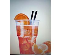 500 BICCHIERI PLASTICA RESISTENTI BIRRA COCKTAIL ML 340 S/RIGIDI ACQUA DRIN BAR