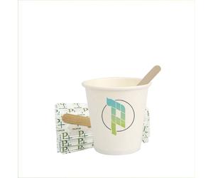 500 BICCHIERINI CARTA CAFFE 90 ml + 500 Palette Legno Caffè