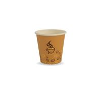 500 BICCHIERINI CARTA CAFFE 90 ml GRAFICA CHICCO DI CAFFÈ