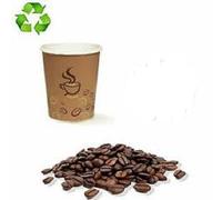 500 BICCHIERINI DI CARTA da 7,5 CL CAFFE' BIODEGRADABILI BICCHIERI