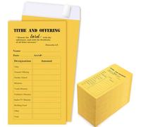 500 buste per chiesa, 15,3 x 3,5 cm, per chiesa, per risparmiare denaro, donazioni