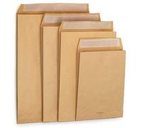 500 Buste postali a sacco avana 25x35cm 100gr MONODEX STRIP AUTOADESIVE cod.834 BLASETTI