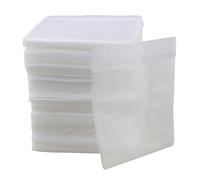 500 bustine protettive bianche fronte retro per CD/DVD, formato 14x13 cm, in plastica OPP, per il mercato europeo.