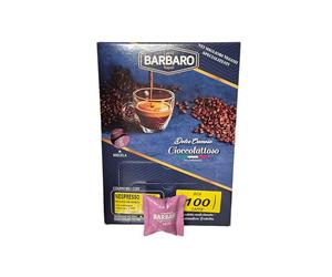 500 Capsule Caffè BARBARO Dolce Cremoso Cioccolatoso Compatibili con macchine Nespresso Delicato con Arabica