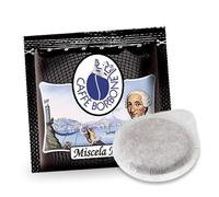 100 CIALDE CAFFE' BORBONE MISCELA NERA ESE 44 MM CARTA MONODOSE FILTRO GUSTO