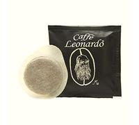 500 Cialde Caffè Leonardo Miscela Cremoso - Tostatura Artigianale - Cialda ESE mm 44 carta filtro 100% Compostabile (Miscela Forte)