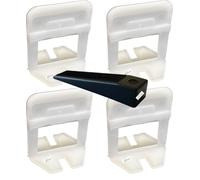 500 Distanziatori Livellanti per Piastrelle e 100 Cunei Riutilizzabili