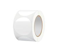 500 etichette adesive con sigillo in PVC trasparente etichette adesive con sigillo rotondo per buste carte scatola postale etichette da imballaggio sacchetto caramelle