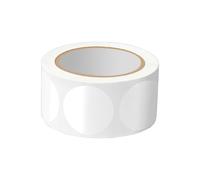 500 etichette adesive con sigillo in PVC trasparente etichette adesive con sigillo rotondo per buste carte scatola postale etichette da imballaggio sacchetto caramelle